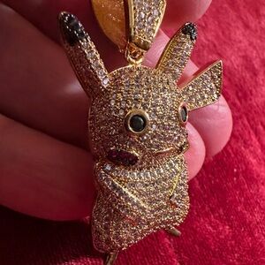 Gold toned Pikachu Charm